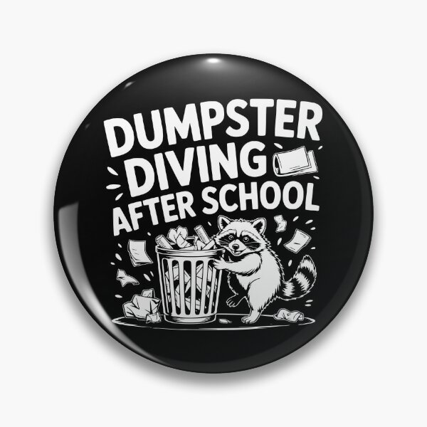 Item preview, Dumpster Diving After School Raccoon Back To School designed and sold by theartfulaspie.