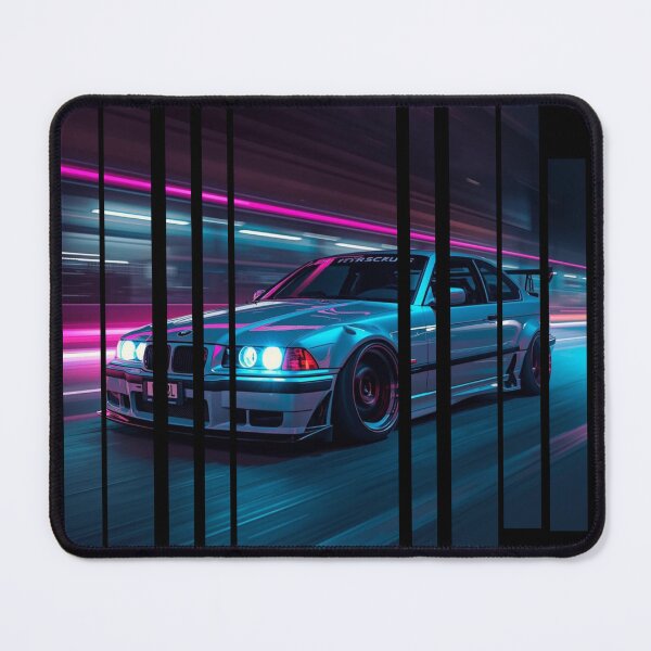Item preview, B.W the Power of the 3 coupe with wide body kit, street racing vibe, high contrast neon colors 25 designed and sold by Neon G.