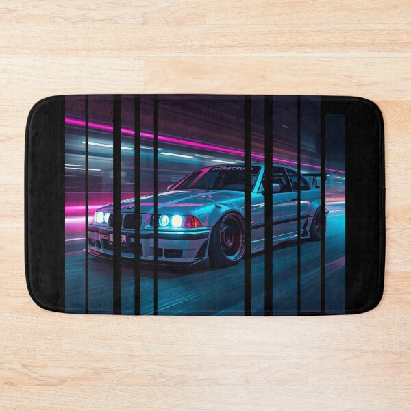 Item preview, B.W the Power of the 3 coupe with wide body kit, street racing vibe, high contrast neon colors 25 designed and sold by Neon G.