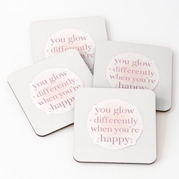 Item preview, You Glow Differently – Self Care Aesthetic Sticker designed and sold by DzA-stickers.