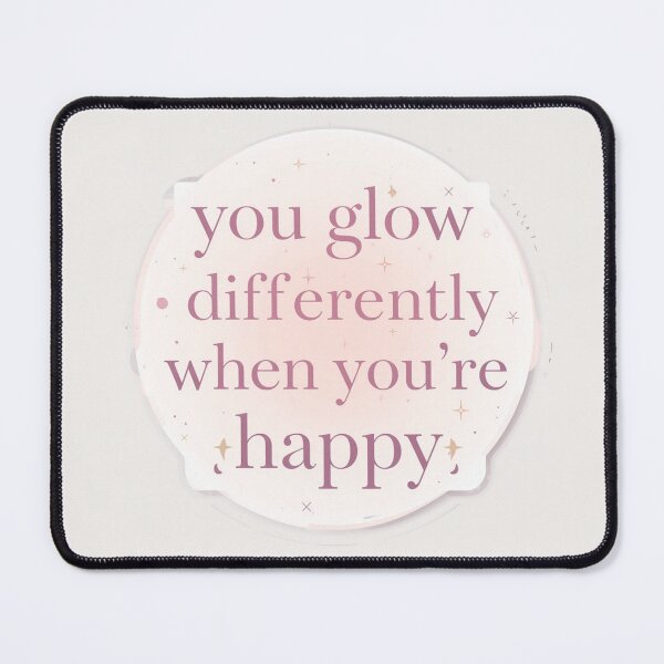 Item preview, You Glow Differently – Self Care Aesthetic Sticker designed and sold by DzA-stickers.