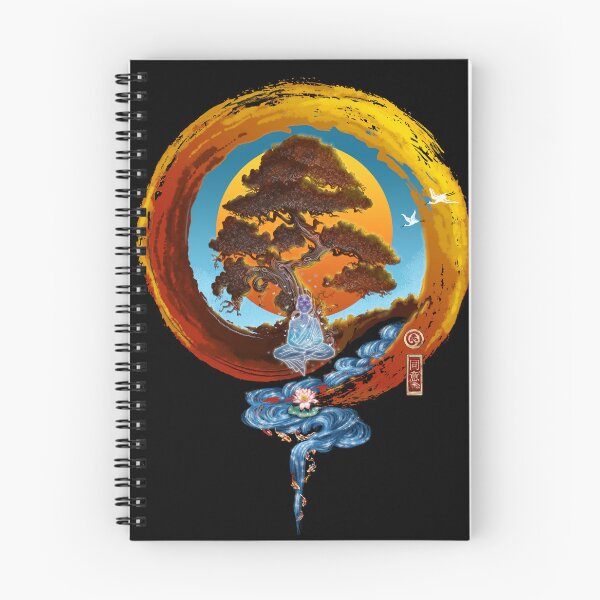 Item preview, flowing monk in zen garden designed and sold by AlirizaCAKIR.