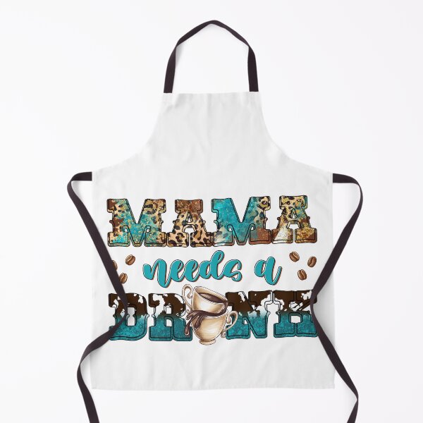 Item preview, Mama Needs a Drink Boho Western Turquoise Coffee Style designed and sold by Lulunza.