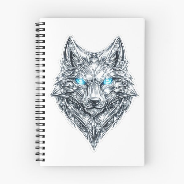 Item preview, Platinum wolf with bright blue eyes designed and sold by Wolf Creator.