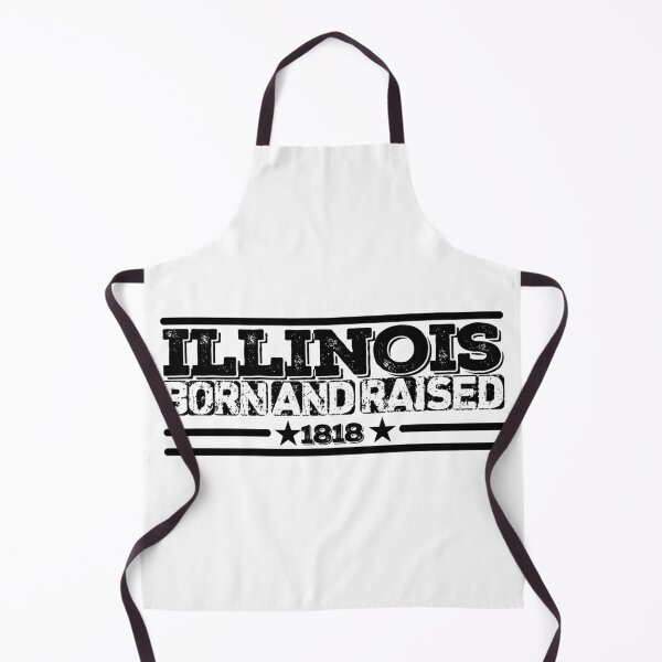 Item preview, Illinois Born and Raised 1818 designed and sold by HB Shirts.