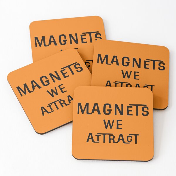 Item preview, Magnets We Attract Retro designed and sold by Normbot2000.