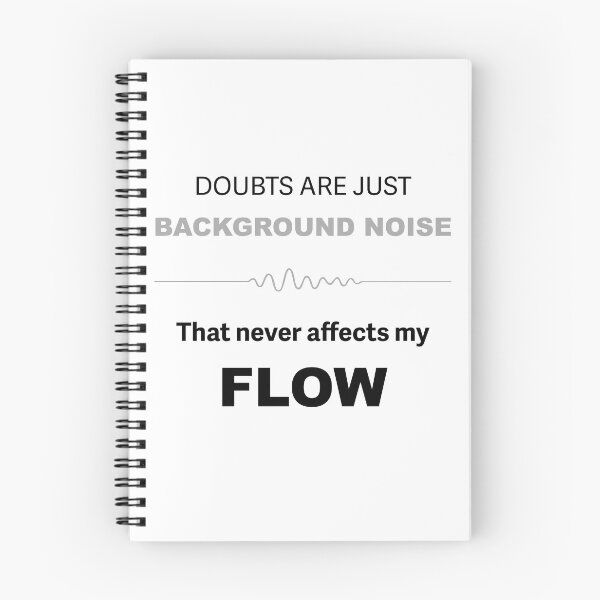 Item preview, Doubts are Just Background Noise | Affirmations designed and sold by Lotuida.