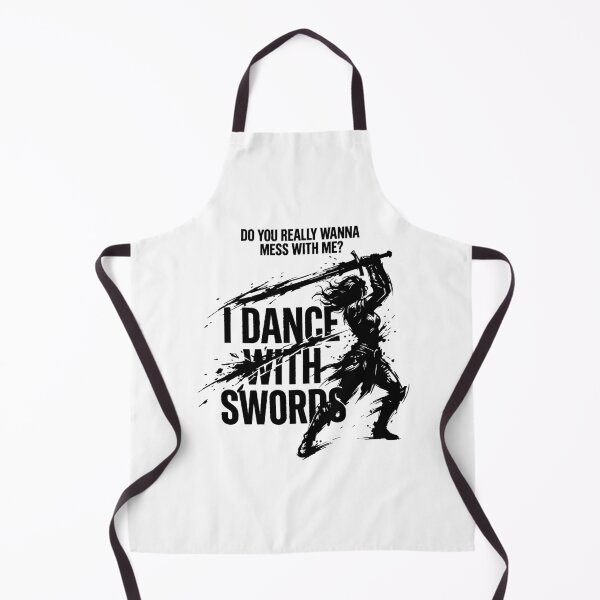 Item preview, Funny Dance With Swords Warrior Quote Fantasy Ronin Samurai Design designed and sold by AnimaThread.
