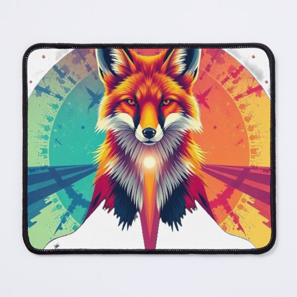 Item preview, Starfox Cosmic Fox – Vibrant Neon Animal Art designed and sold by Sweet Dreams & Fantasia.