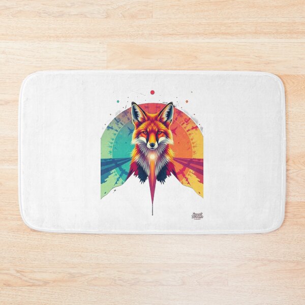 Item preview, Starfox Cosmic Fox – Vibrant Neon Animal Art designed and sold by Sweet Dreams & Fantasia.