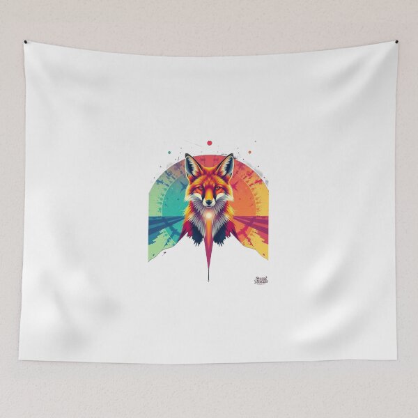Artikelvorschau, Starfox Cosmic Fox – Leuchtende Neon-Tierkunst entworfen und verkauft von Sweet Dreams & Fantasia.