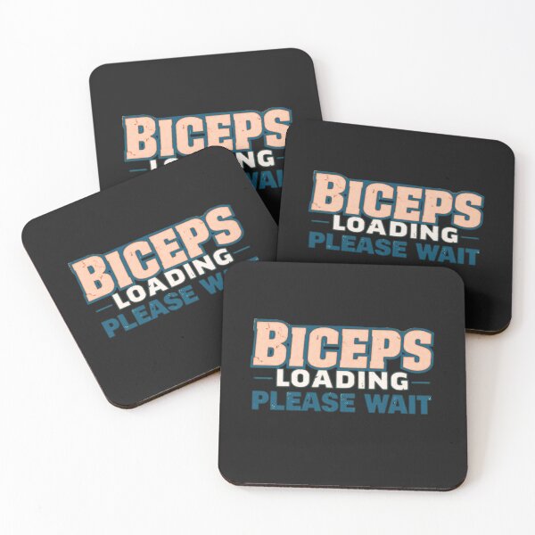 Item preview, Biceps Loading Please Wait Funny Gym Workout Fitness Design designed and sold by Sparkofart07.