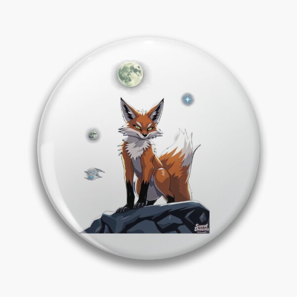 Item preview, Starfox Cosmic Fox – Vibrant Neon Animal Art designed and sold by Sweet Dreams & Fantasia.