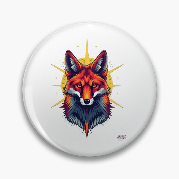 Item preview, Starfox Cosmic Fox – Vibrant Neon Animal Art designed and sold by Sweet Dreams & Fantasia.