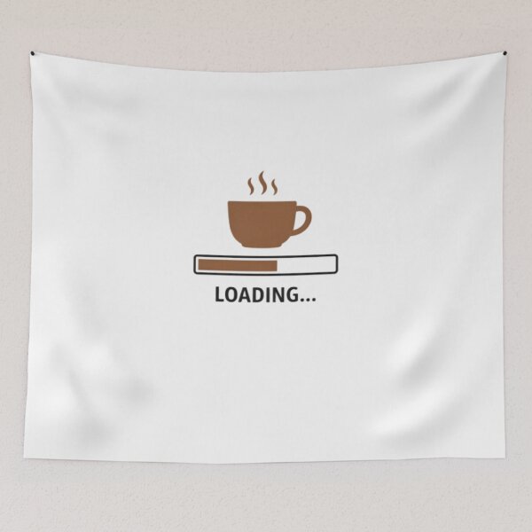 Item preview, Coffee Loading… Funny Caffeine Lover Design | Morning Coffee Vibes designed and sold by CosmicSplendor.