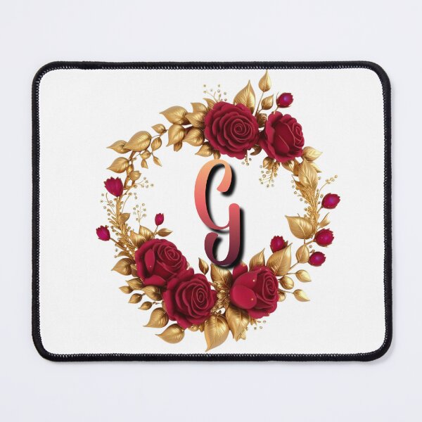 Item preview, Custom Name Initial Shirt ? Luxury Floral Design designed and sold by CozyBlobStudio.