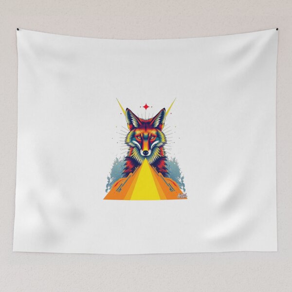 Artikelvorschau, Starfox Cosmic Fox – Leuchtende Neon-Tierkunst entworfen und verkauft von Sweet Dreams & Fantasia.