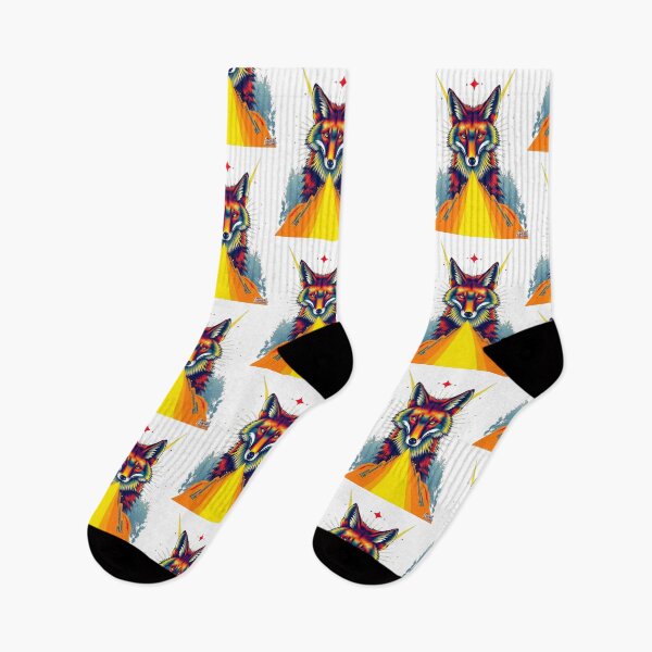 Item preview, Starfox Cosmic Fox – Vibrant Neon Animal Art designed and sold by Sweet Dreams & Fantasia.