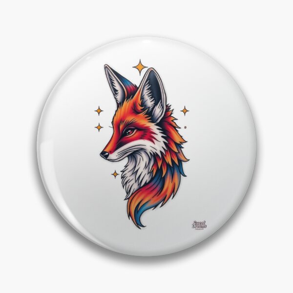 Item preview, Starfox Cosmic Fox – Vibrant Neon Animal Art designed and sold by Sweet Dreams & Fantasia.