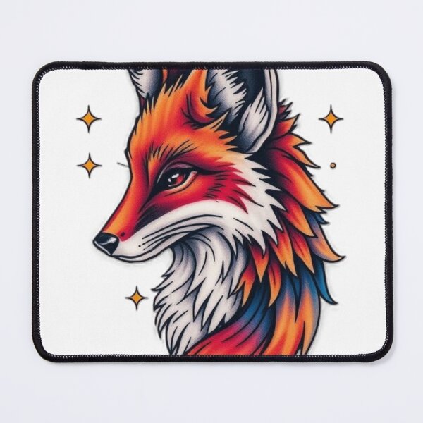 Item preview, Starfox Cosmic Fox – Vibrant Neon Animal Art designed and sold by Sweet Dreams & Fantasia.