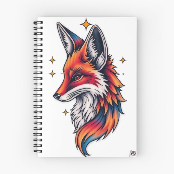 Item preview, Starfox Cosmic Fox – Vibrant Neon Animal Art designed and sold by Sweet Dreams & Fantasia.