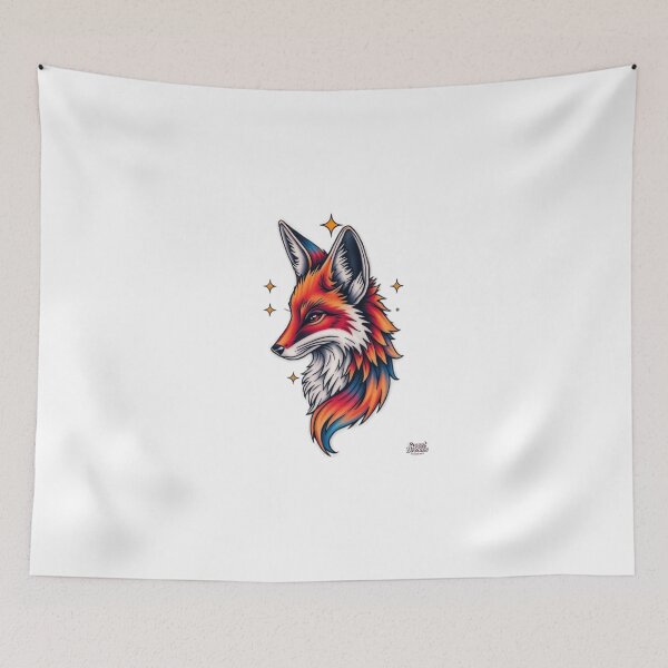 Artikelvorschau, Starfox Cosmic Fox – Leuchtende Neon-Tierkunst entworfen und verkauft von Sweet Dreams & Fantasia.