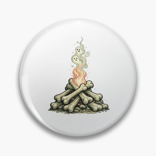 Item preview, Haunted Campfire – Spooky Camping Ghost Fire Design designed and sold by SillentDesign.