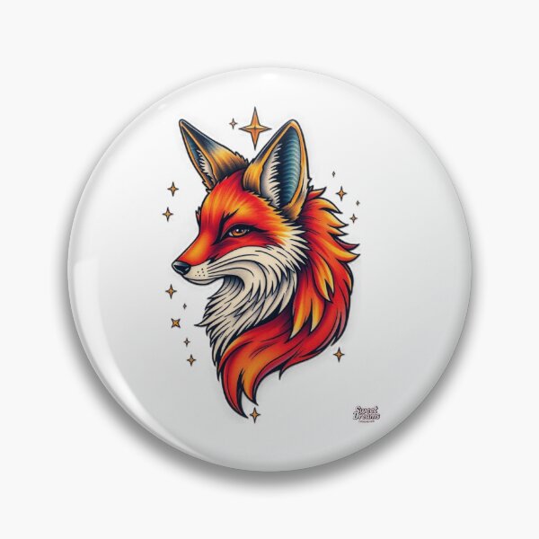 Item preview, Starfox Cosmic Fox – Vibrant Neon Animal Art designed and sold by Sweet Dreams & Fantasia.