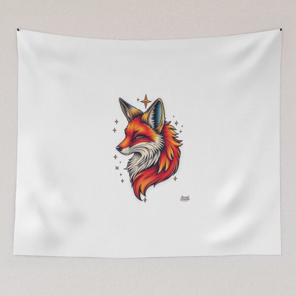 Artikelvorschau, Starfox Cosmic Fox – Leuchtende Neon-Tierkunst entworfen und verkauft von Sweet Dreams & Fantasia.