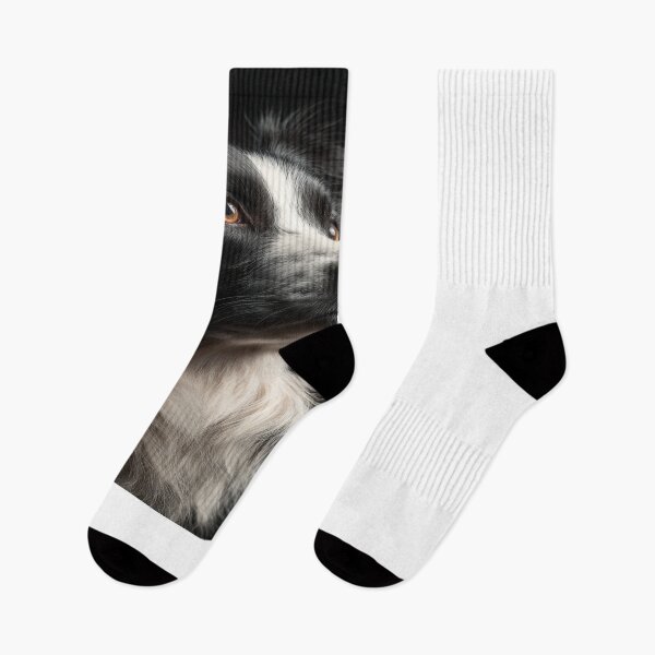 Item preview, Majestic Border Collie Dog Portrait designed and sold by NicolasGlowArt.