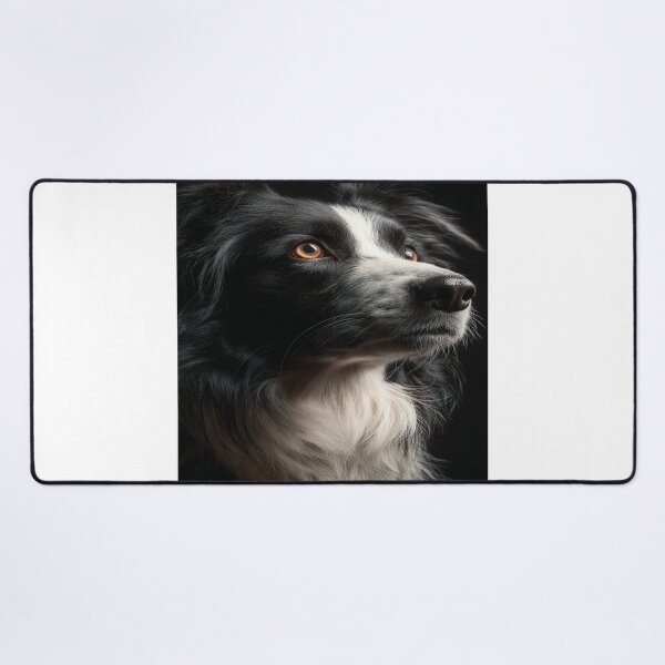 Item preview, Majestic Border Collie Dog Portrait designed and sold by NicolasGlowArt.