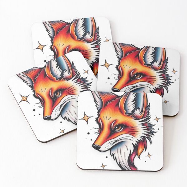 Item preview, Starfox Cosmic Fox – Vibrant Neon Animal Art designed and sold by Sweet Dreams & Fantasia.