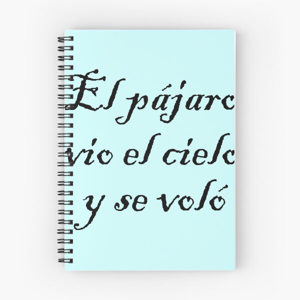 Item preview, El pájaro vio el cielo y se voló (The bird saw the sky and flew away) designed and sold by storethirteen.