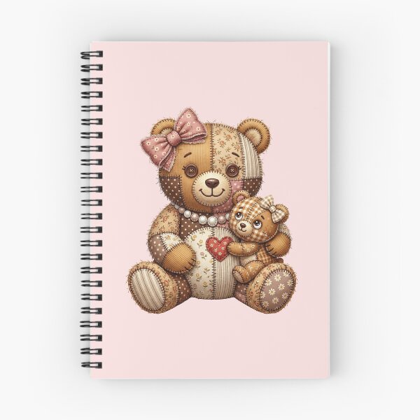 Item preview, Arte de patchwork: Mamá osa y bebé, amor familiar acolchado. designed and sold by BVDigitalArt.