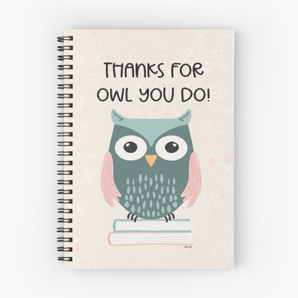 Item preview, Gracias por el búho que haces designed and sold by Willow & Grace Designs.