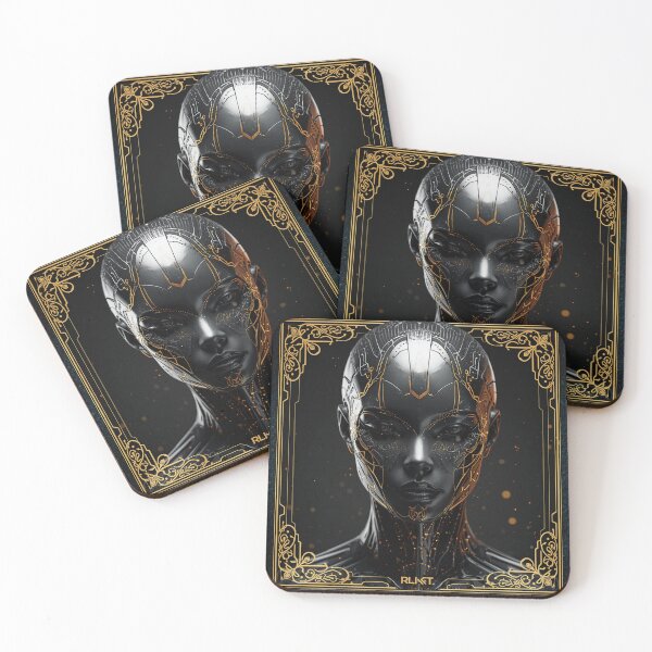 Item preview, Luxury NFT Cyber Royalty – Ultra Premium Digital Art Sticker designed and sold by DzA-stickers.