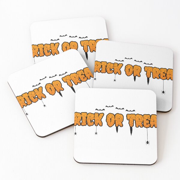 Item preview, Trick or Treat Halloween Text Orange Bat Spooky designed and sold by CLC54.