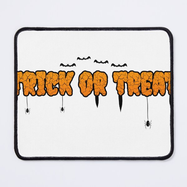Item preview, Trick or Treat Halloween Text Orange Bat Spooky designed and sold by CLC54.