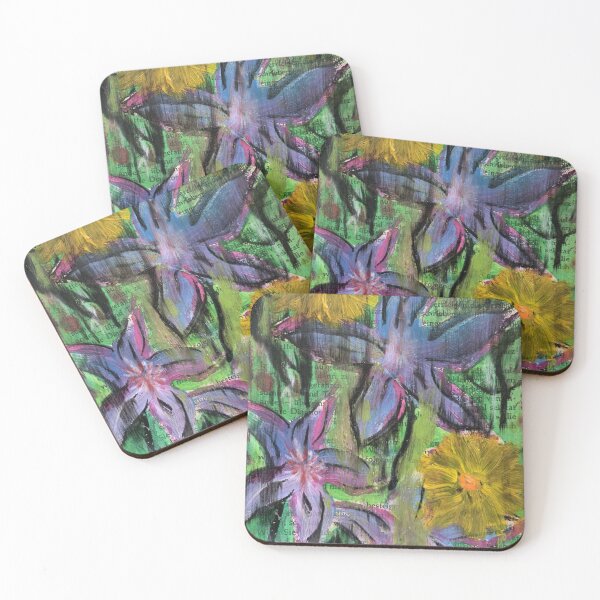 Item preview, Wild Blooms on Script designed and sold by Art by Cordi.