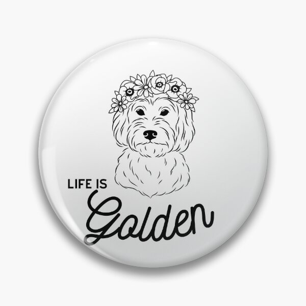 Item preview, Goldendoodle Cute Art Design Life Is Golden designed and sold by PeriwinkleStone.