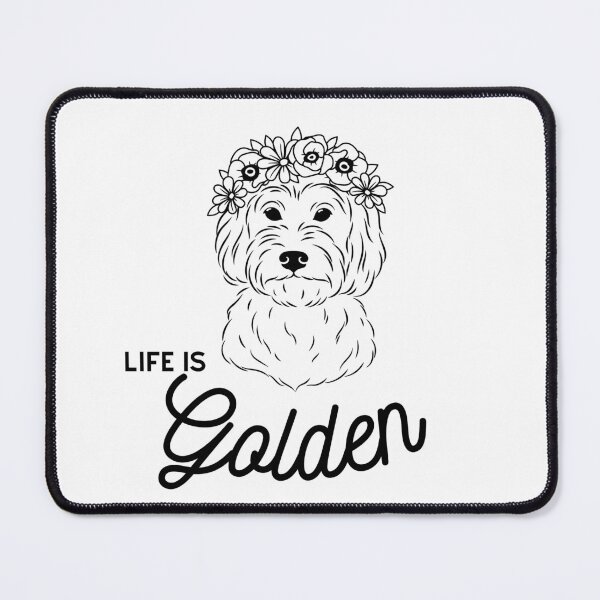 Item preview, Goldendoodle Cute Art Design Life Is Golden designed and sold by PeriwinkleStone.