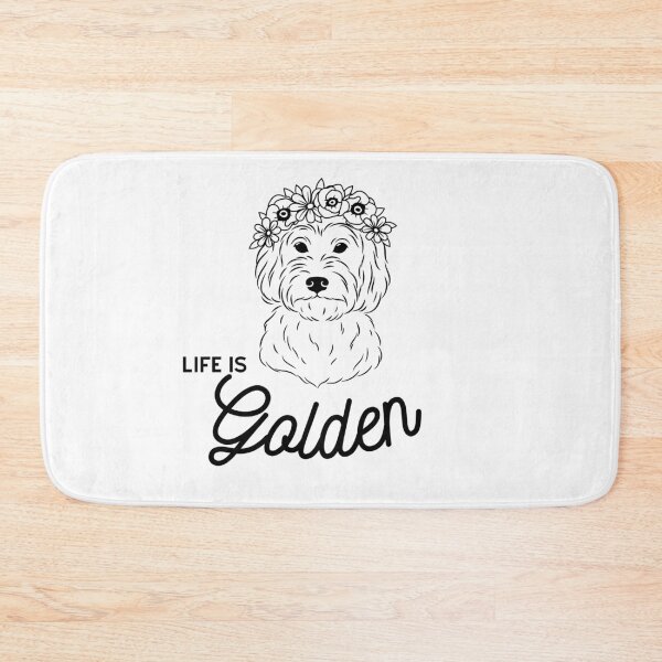 Item preview, Goldendoodle Cute Art Design Life Is Golden designed and sold by PeriwinkleStone.