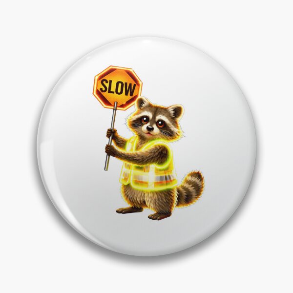 Item preview, Traffic Raccoon designed and sold by Quiet Chaos Creations.