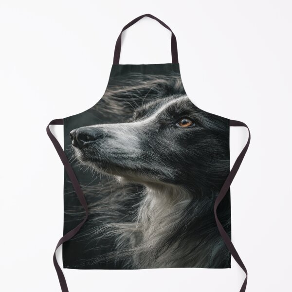 Item preview, Majestic Border Collie Dog Portrait designed and sold by NicolasGlowArt.