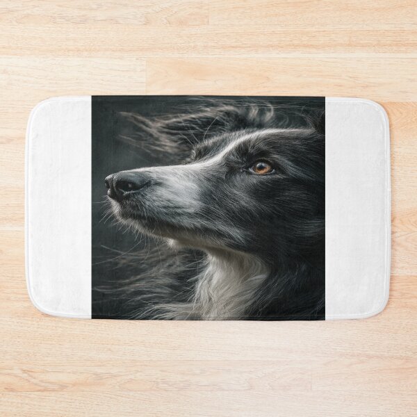 Item preview, Majestic Border Collie Dog Portrait designed and sold by NicolasGlowArt.