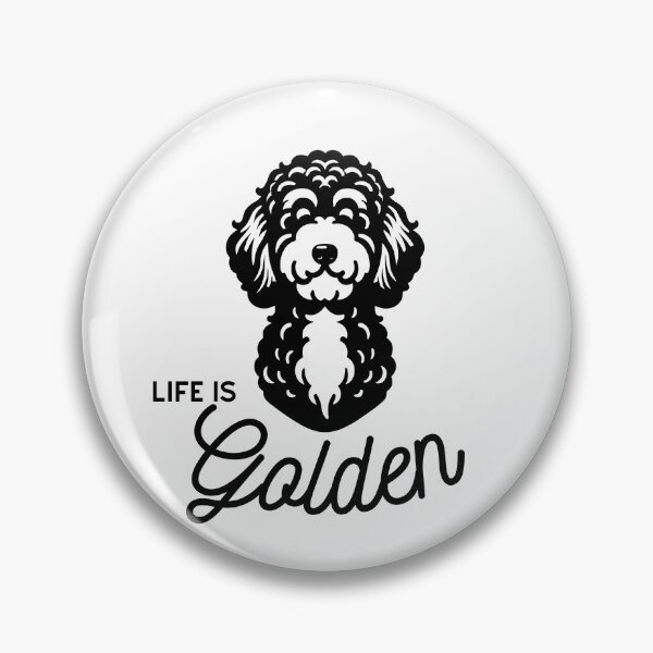 Item preview, Goldendoodle Cute Art Design Life Is Golden designed and sold by PeriwinkleStone.