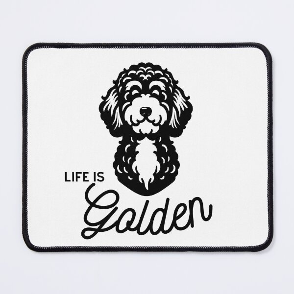 Item preview, Goldendoodle Cute Art Design Life Is Golden designed and sold by PeriwinkleStone.