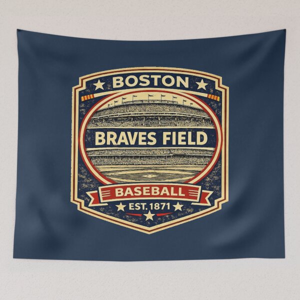 Item preview, Defunct- Boston Braves Field Vintage Baseball Shirt Retro Boston Ballpark Baseball Club 1871 designed and sold by GhostDawgs.