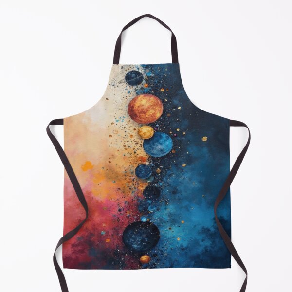 Item preview, Celestial Alignment Abstract Galaxy & Planets Art designed and sold by Remix Vision.