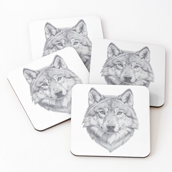 Item preview, Majestic Wolf Head | Detailed Pencil Drawing | Wildlife Art  designed and sold by Stick-Shop9.